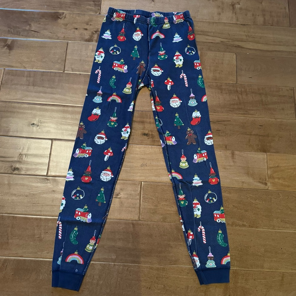 Hanna Andersson Organic Cotton Long John Holiday Print Pajama Pants